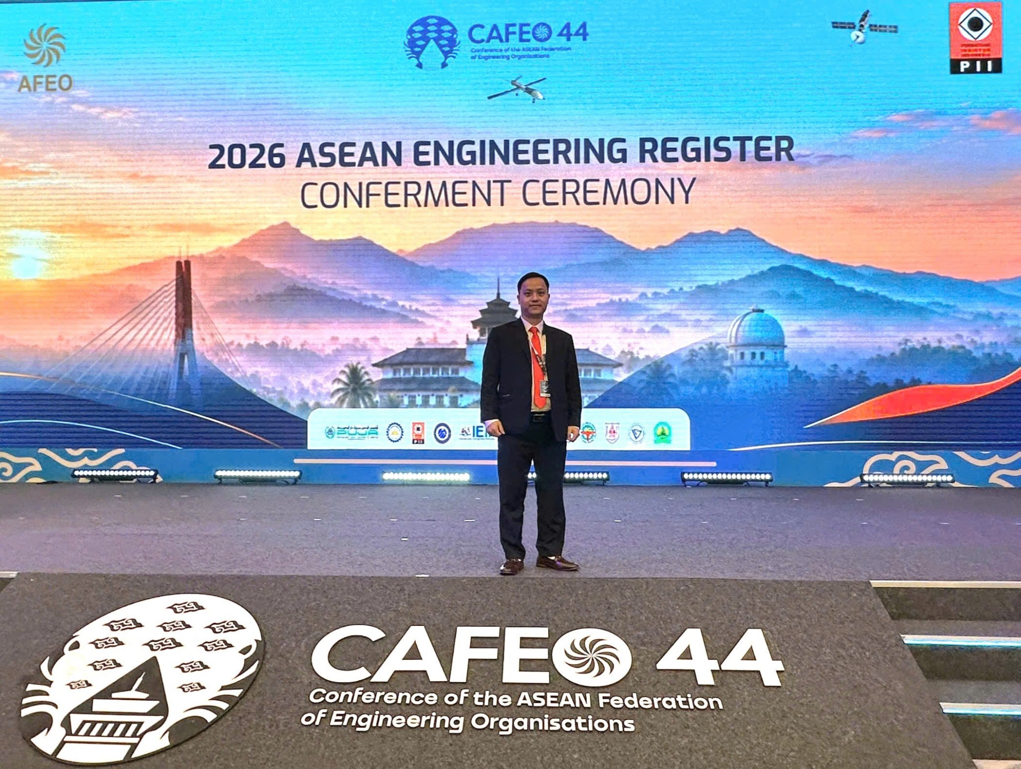 Ông Hồ Xuân Vinh tại CAFEO 44, Bandung, Indonesia năm 2026